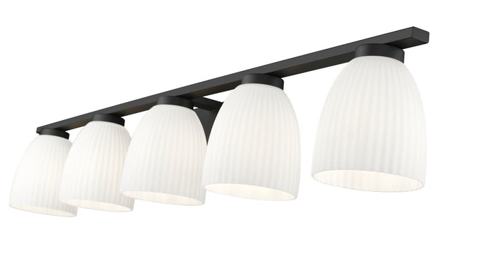 Z-Lite Canada - 7518-5V-MB - Five Light Vanity - Naya - Matte Black