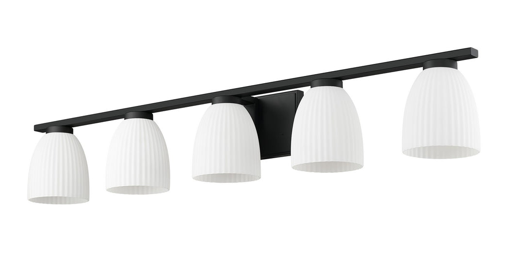 Z-Lite Canada - 7518-5V-MB - Five Light Vanity - Naya - Matte Black