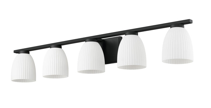Z-Lite Canada - 7518-5V-MB - Five Light Vanity - Naya - Matte Black