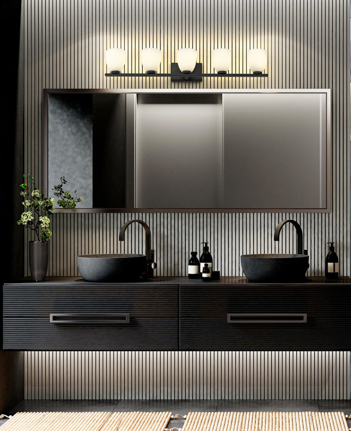 Z-Lite Canada - 7518-5V-MB - Five Light Vanity - Naya - Matte Black