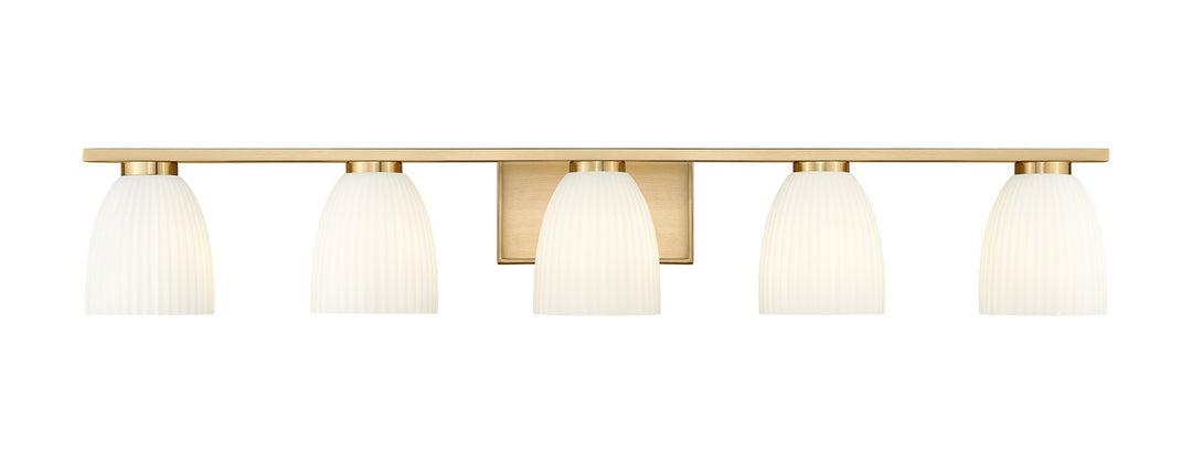 Z-Lite Canada - 7518-5V-MGLD - Five Light Vanity - Naya - Modern Gold