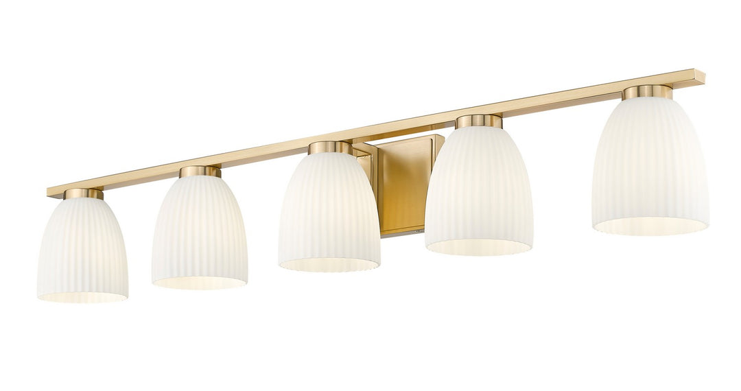 Z-Lite Canada - 7518-5V-MGLD - Five Light Vanity - Naya - Modern Gold