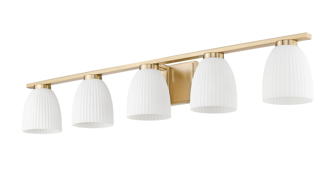 Z-Lite Canada - 7518-5V-MGLD - Five Light Vanity - Naya - Modern Gold