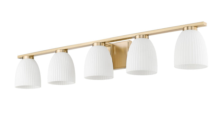 Z-Lite Canada - 7518-5V-MGLD - Five Light Vanity - Naya - Modern Gold