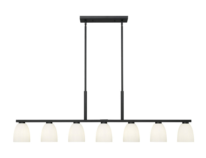 Z-Lite Canada - 7518-7L-MB - Seven Light Linear Chandelier - Naya - Matte Black