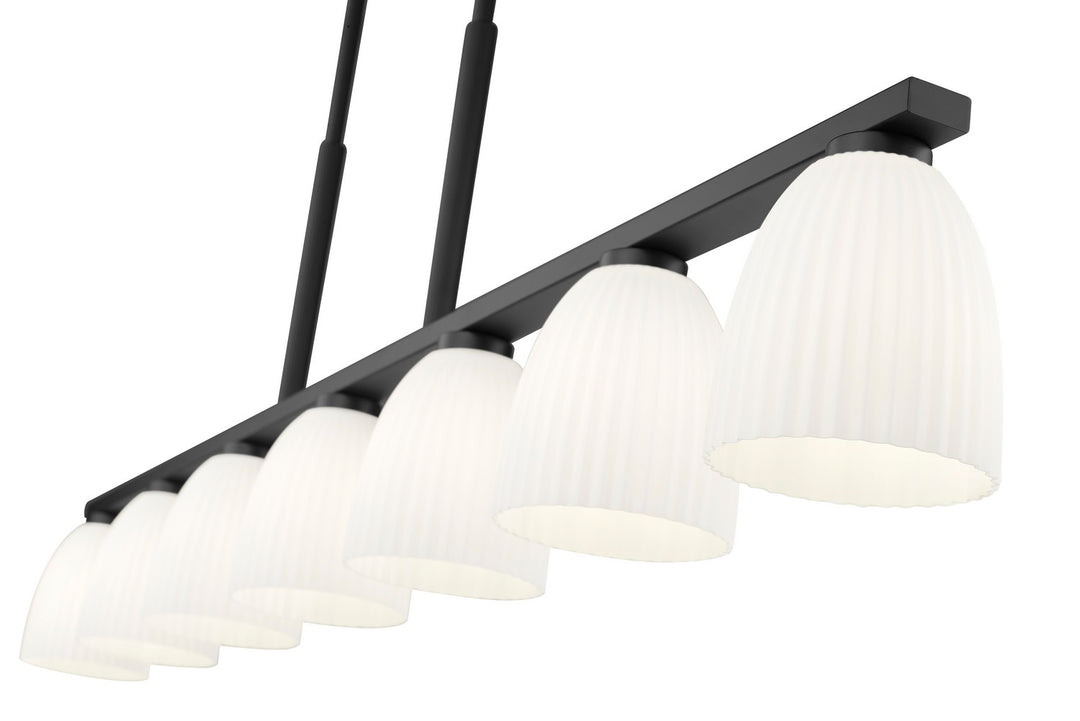 Z-Lite Canada - 7518-7L-MB - Seven Light Linear Chandelier - Naya - Matte Black