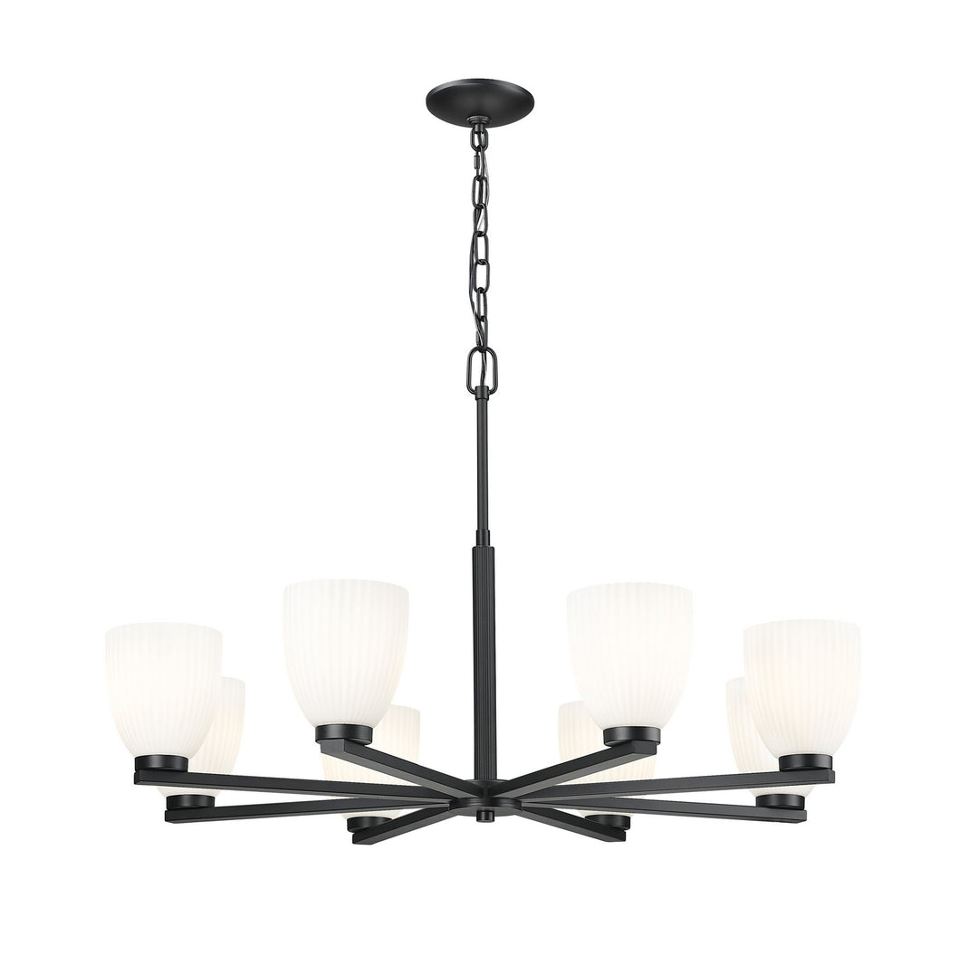 Z-Lite Canada - 7518-8MB - Eight Light Chandelier - Naya - Matte Black