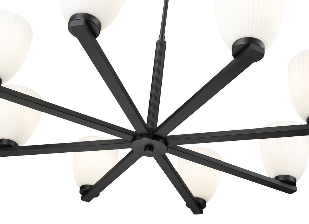 Z-Lite Canada - 7518-8MB - Eight Light Chandelier - Naya - Matte Black