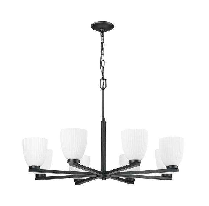 Z-Lite Canada - 7518-8MB - Eight Light Chandelier - Naya - Matte Black