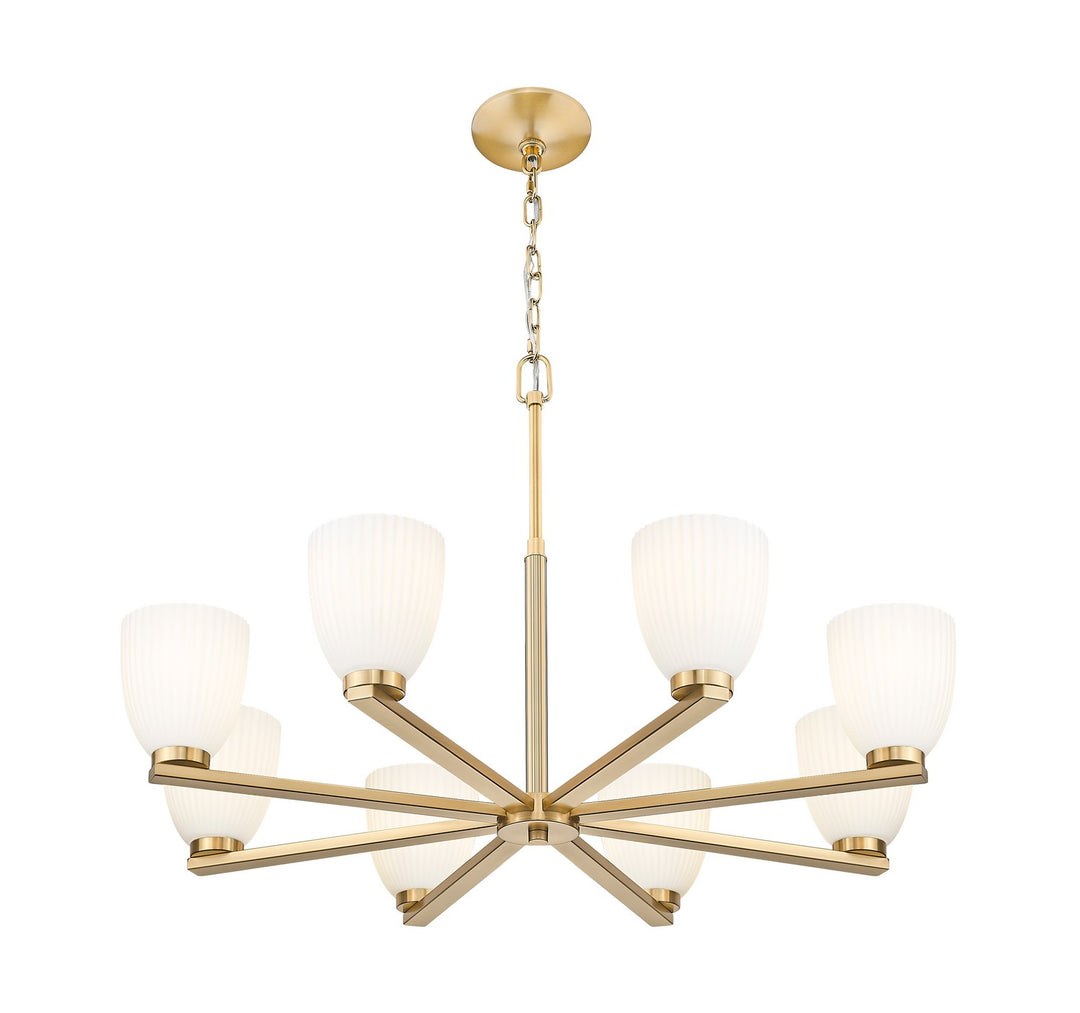 Z-Lite Canada - 7518-8MGLD - Eight Light Chandelier - Naya - Modern Gold