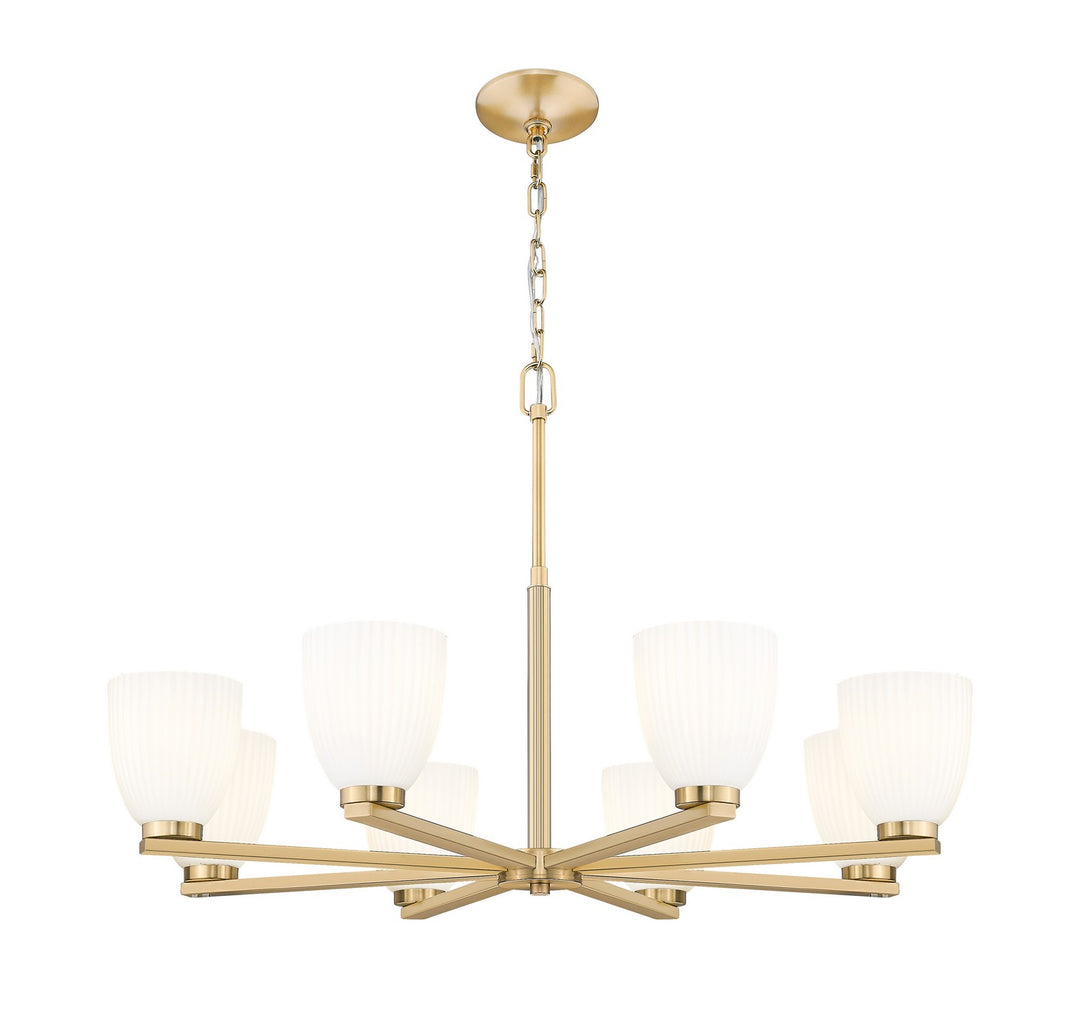 Z-Lite Canada - 7518-8MGLD - Eight Light Chandelier - Naya - Modern Gold
