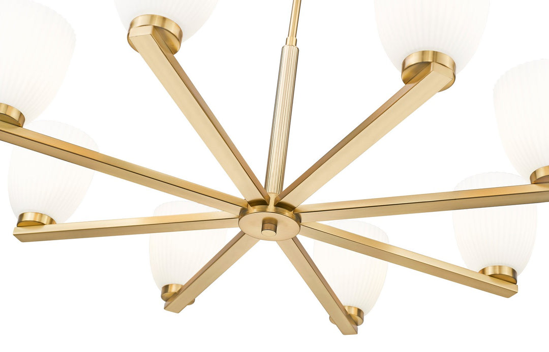 Z-Lite Canada - 7518-8MGLD - Eight Light Chandelier - Naya - Modern Gold