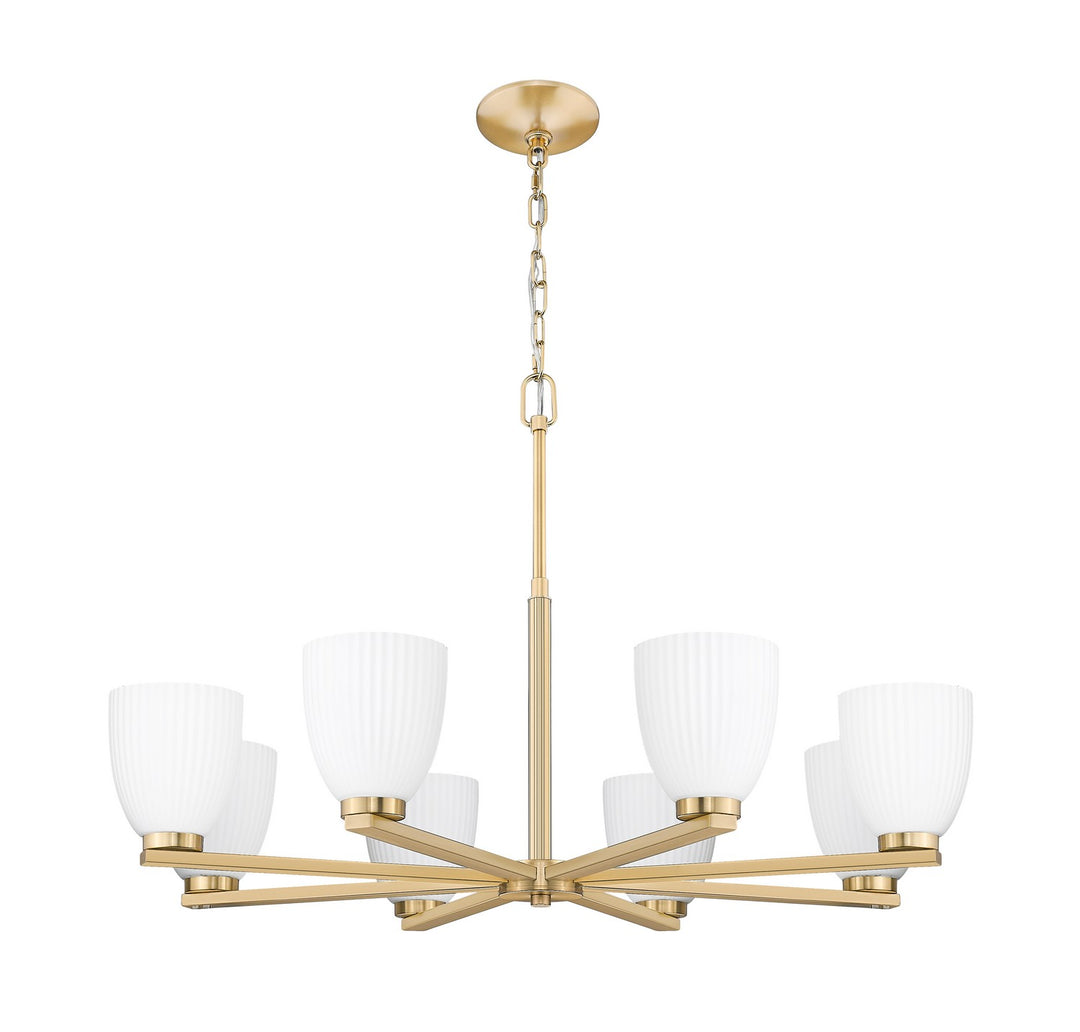 Z-Lite Canada - 7518-8MGLD - Eight Light Chandelier - Naya - Modern Gold