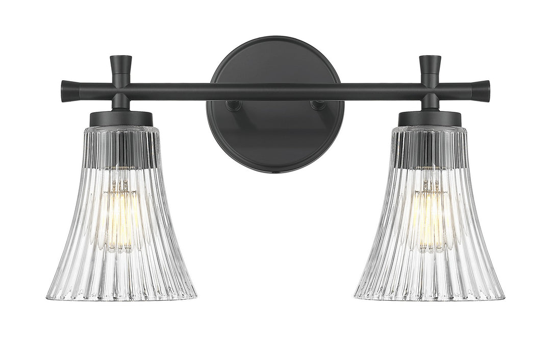 Z-Lite Canada - 7519-2V-MB - Two Light Vanity - Belle - Matte Black