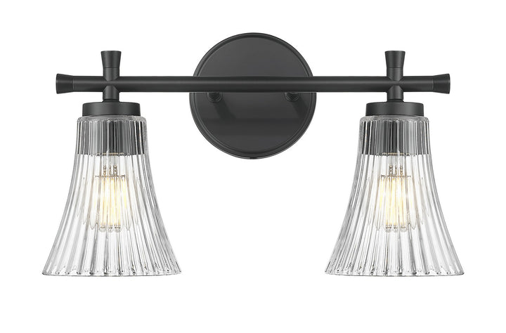 Z-Lite Canada - 7519-2V-MB - Two Light Vanity - Belle - Matte Black