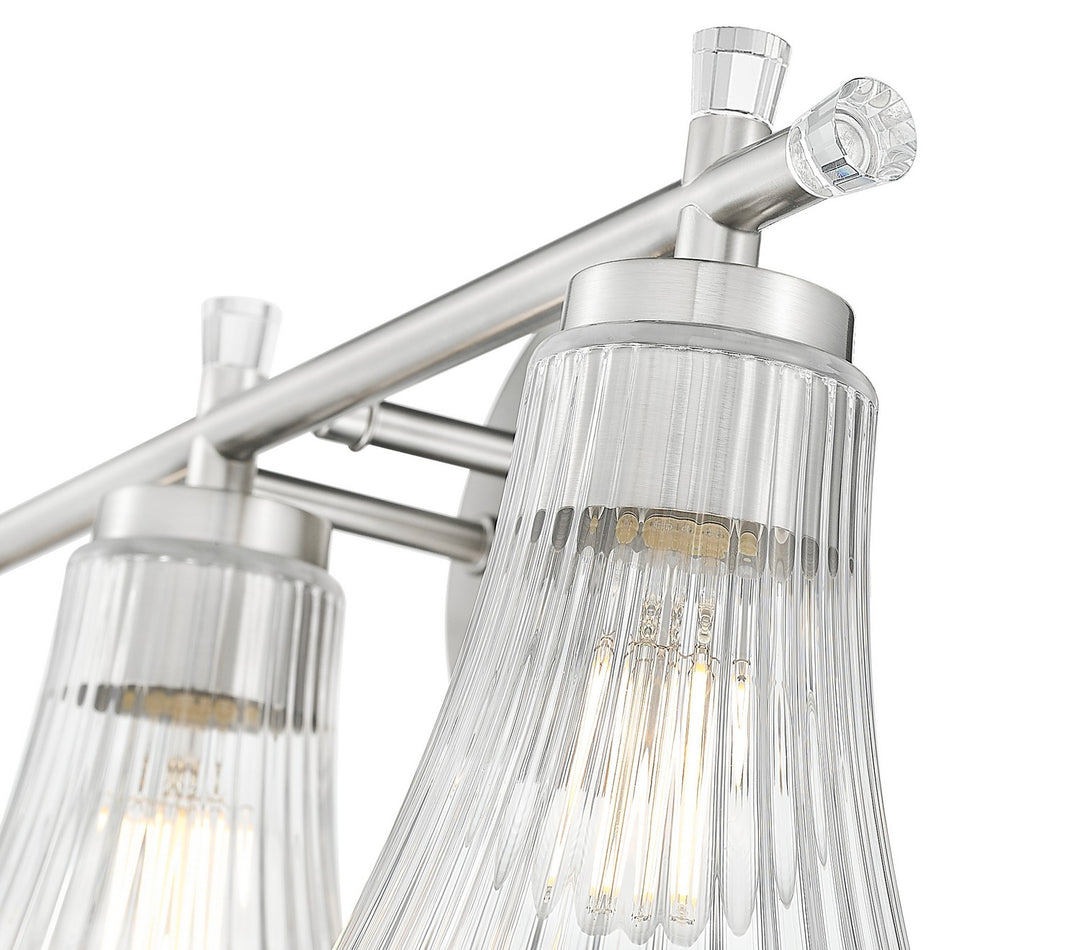Z-Lite Canada - 7519-3V-BN - Three Light Vanity - Belle - Brushed Nickel