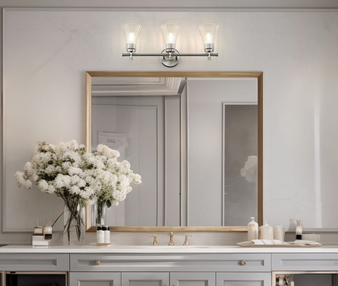Z-Lite Canada - 7519-3V-BN - Three Light Vanity - Belle - Brushed Nickel