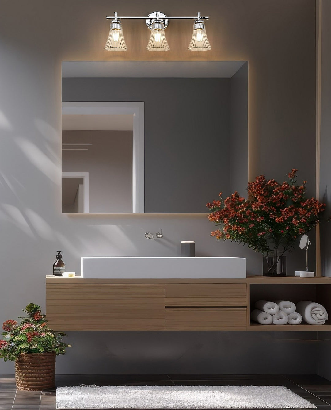Z-Lite Canada - 7519-3V-CH - Three Light Vanity - Belle - Chrome