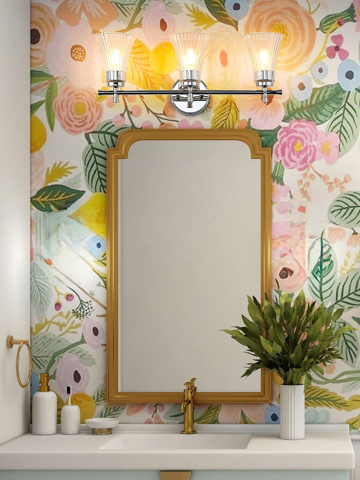 Z-Lite Canada - 7519-3V-CH - Three Light Vanity - Belle - Chrome