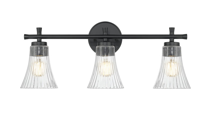 Z-Lite Canada - 7519-3V-MB - Three Light Vanity - Belle - Matte Black
