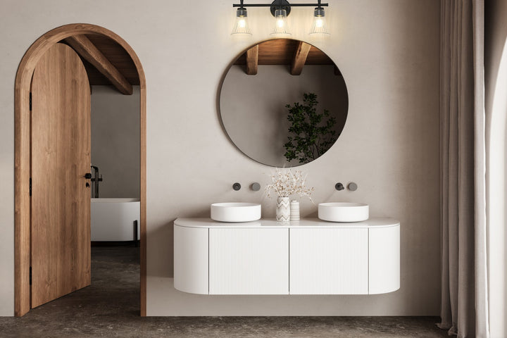 Z-Lite Canada - 7519-3V-MB - Three Light Vanity - Belle - Matte Black