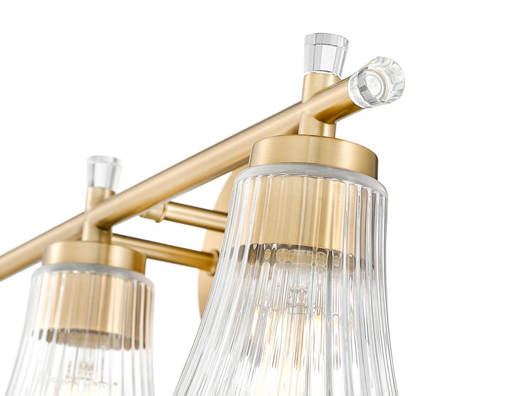Z-Lite Canada - 7519-3V-MGLD - Three Light Vanity - Belle - Modern Gold