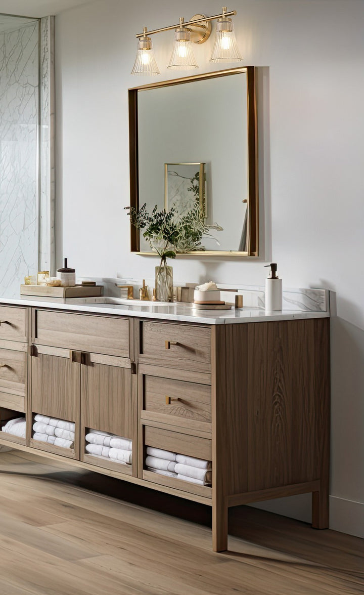 Z-Lite Canada - 7519-3V-MGLD - Three Light Vanity - Belle - Modern Gold