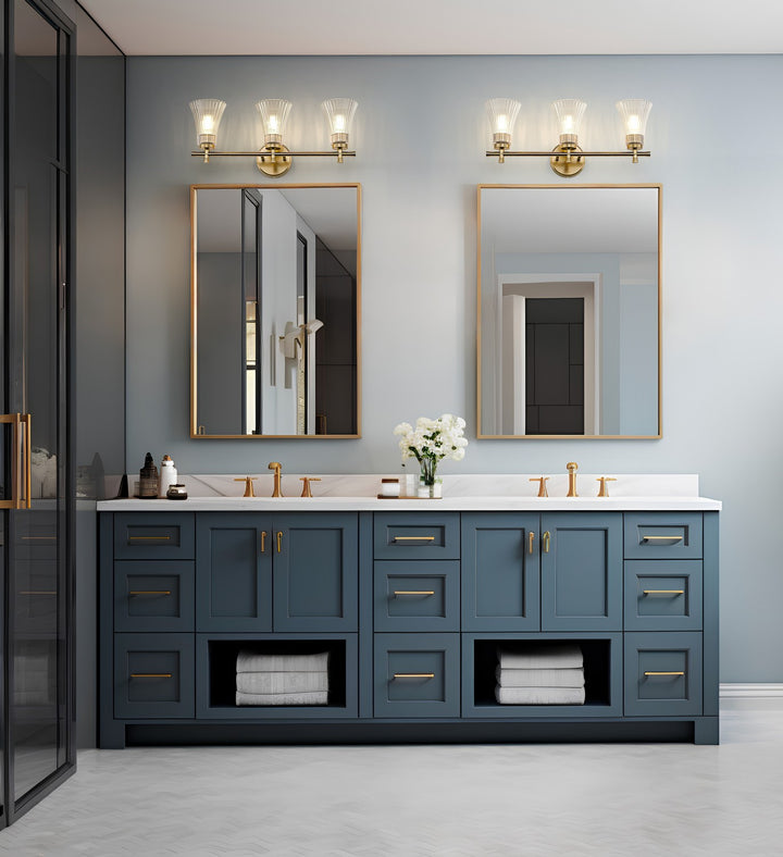 Z-Lite Canada - 7519-3V-MGLD - Three Light Vanity - Belle - Modern Gold