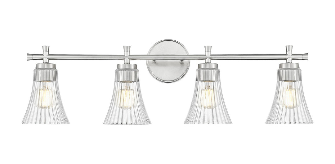 Z-Lite Canada - 7519-4V-BN - Four Light Vanity - Belle - Brushed Nickel