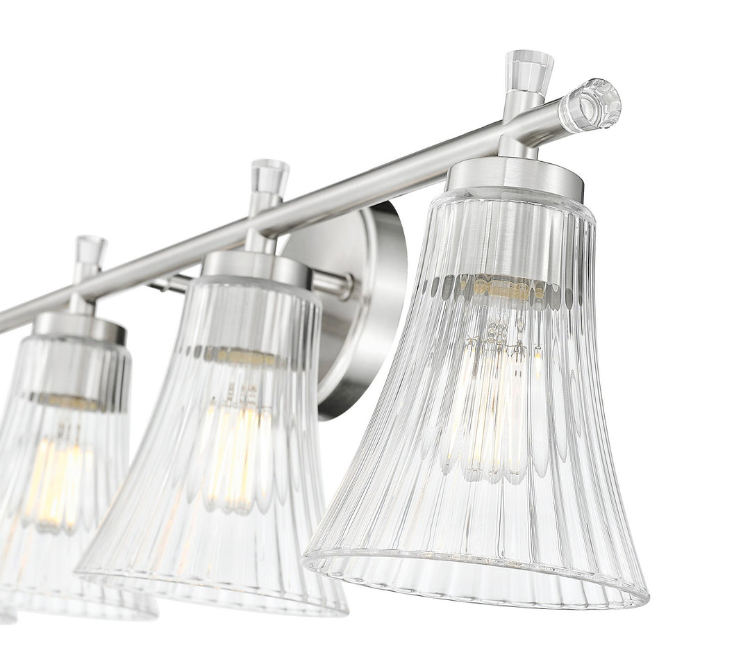 Z-Lite Canada - 7519-4V-BN - Four Light Vanity - Belle - Brushed Nickel