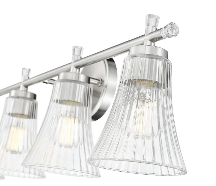 Z-Lite Canada - 7519-4V-BN - Four Light Vanity - Belle - Brushed Nickel