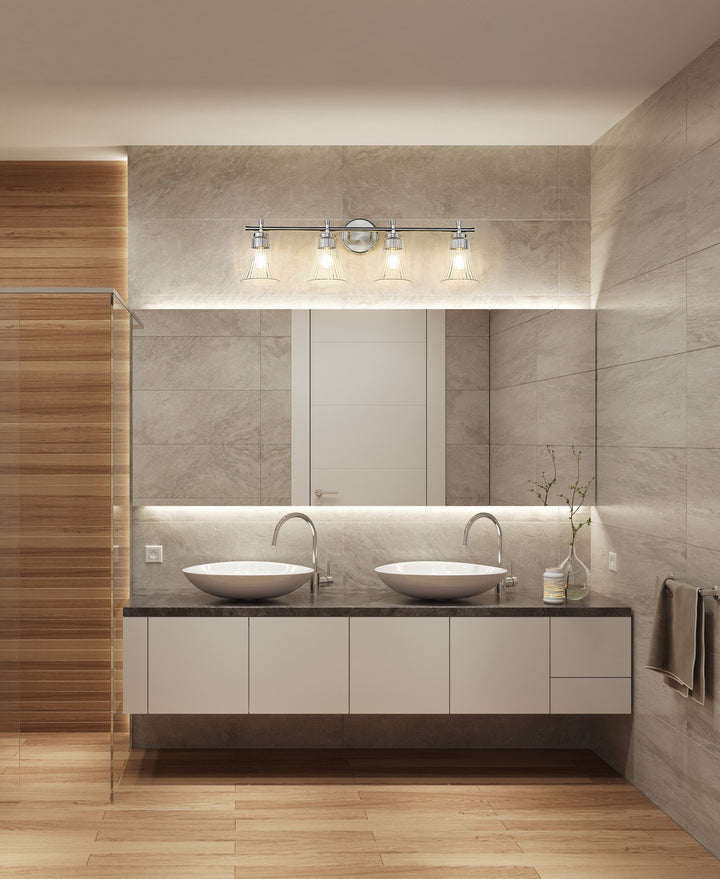 Z-Lite Canada - 7519-4V-BN - Four Light Vanity - Belle - Brushed Nickel