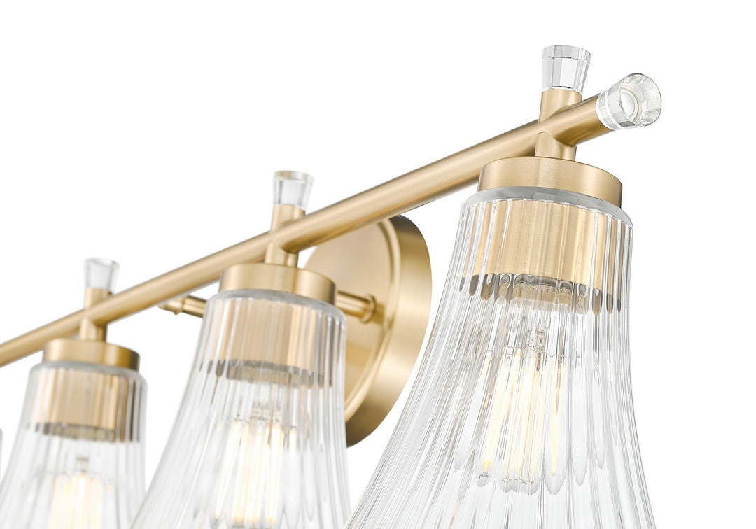 Z-Lite Canada - 7519-4V-MGLD - Four Light Vanity - Belle - Modern Gold
