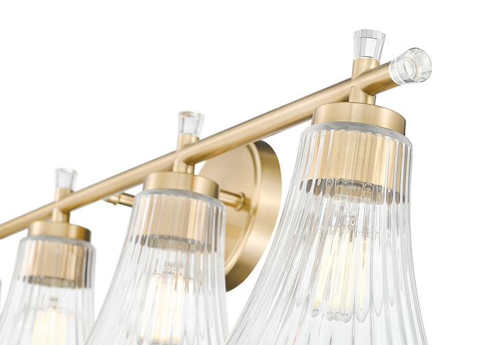 Z-Lite Canada - 7519-4V-MGLD - Four Light Vanity - Belle - Modern Gold
