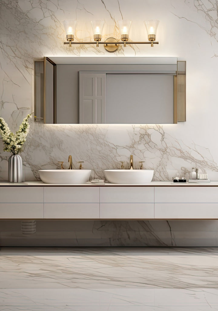 Z-Lite Canada - 7519-4V-MGLD - Four Light Vanity - Belle - Modern Gold