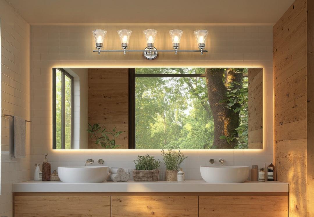 Z-Lite Canada - 7519-5V-BN - Five Light Vanity - Belle - Brushed Nickel