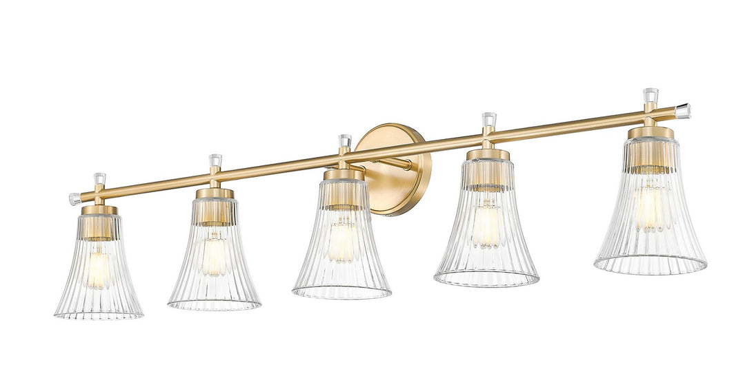 Z-Lite Canada - 7519-5V-MGLD - Five Light Vanity - Belle - Modern Gold