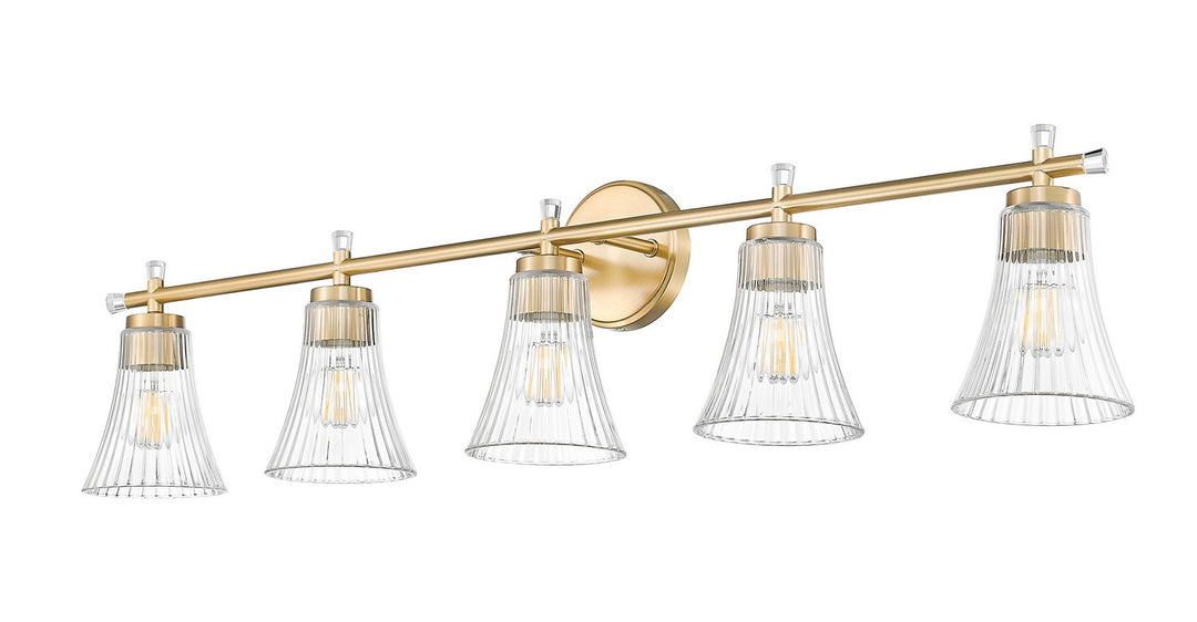 Z-Lite Canada - 7519-5V-MGLD - Five Light Vanity - Belle - Modern Gold