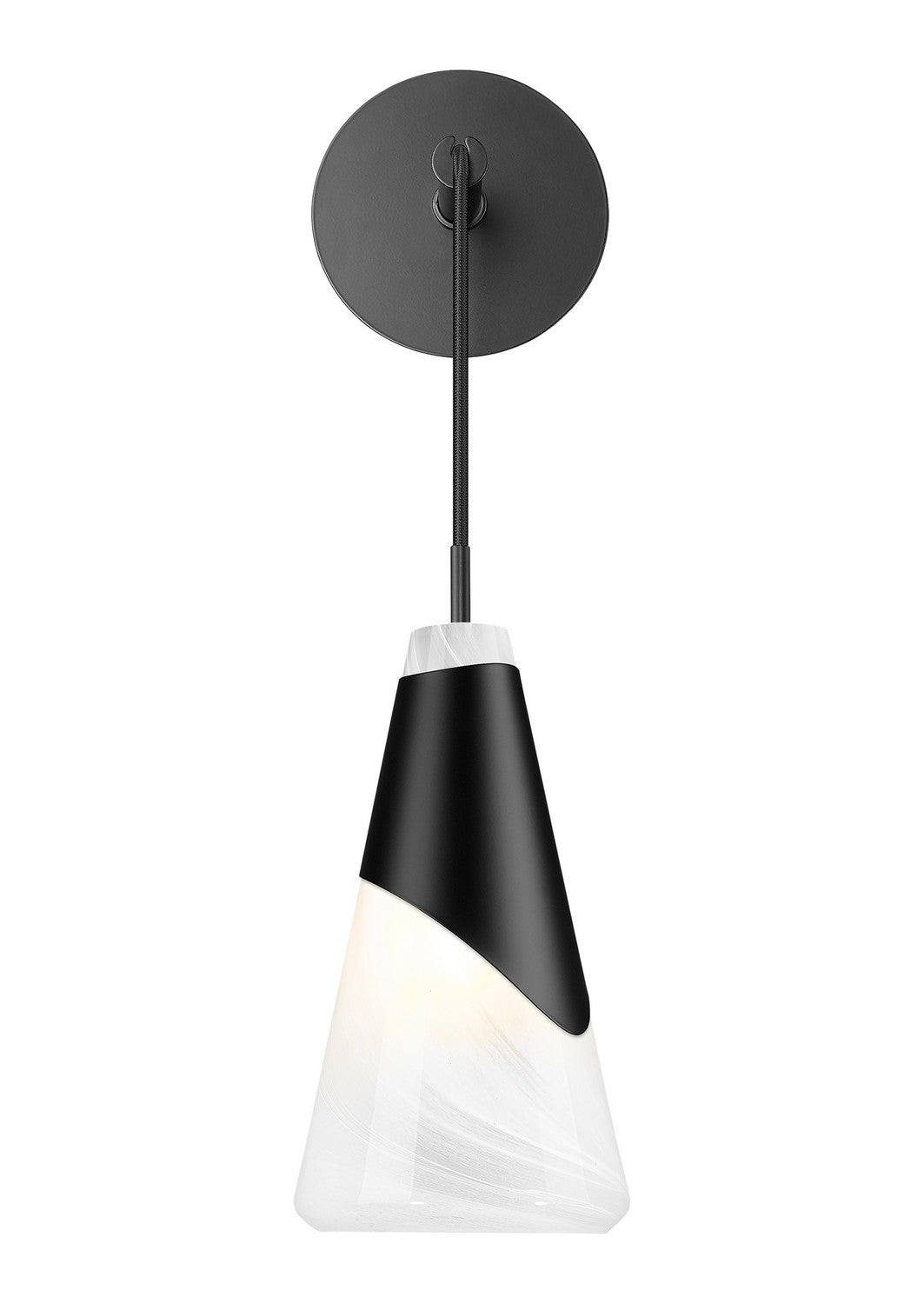 Z-Lite Canada - 828-1S-MB - One Light Wall Sconce - Aimie - Matte Black