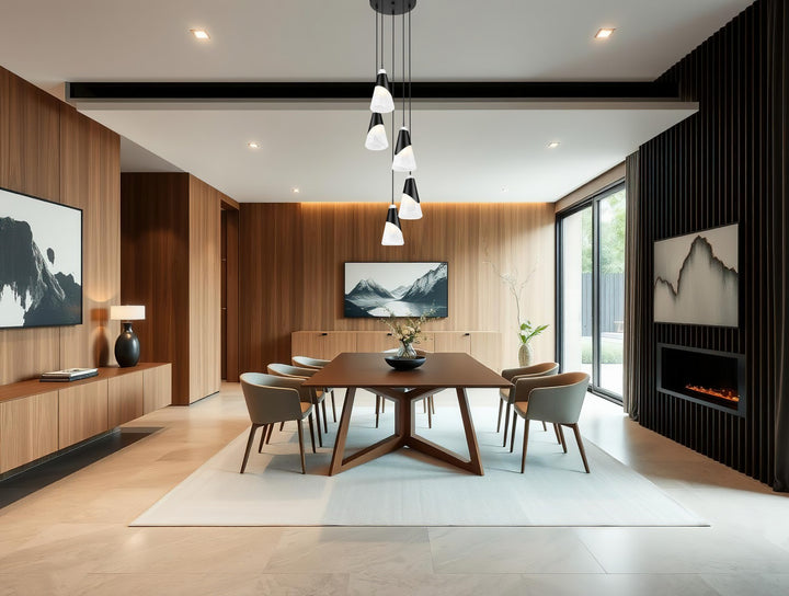 Z-Lite Canada - 828P6-5R-MB - Five Light Chandelier - Aimie - Matte Black