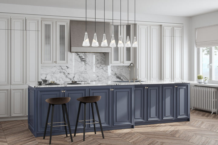 Z-Lite Canada - 828P6-7L-BN - Seven Light Linear Chandelier - Aimie - Brushed Nickel