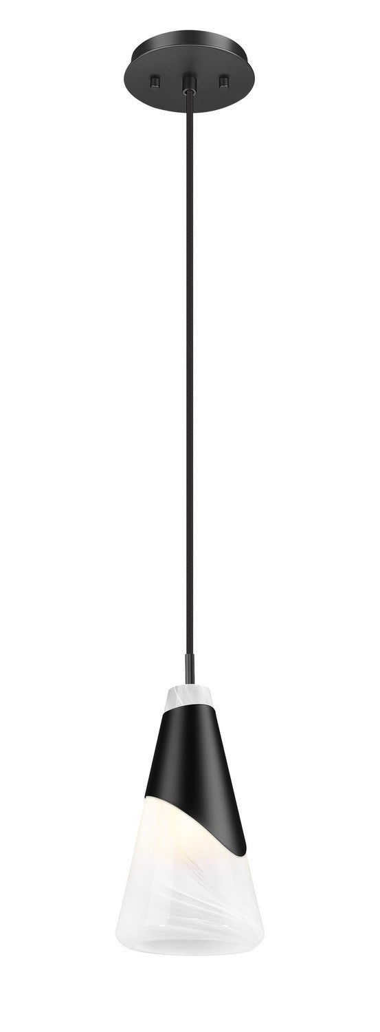 Z-Lite Canada - 828P6-MB - One Light Pendant - Aimie - Matte Black