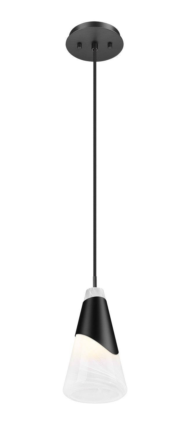 Z-Lite Canada - 828P6-MB - One Light Pendant - Aimie - Matte Black