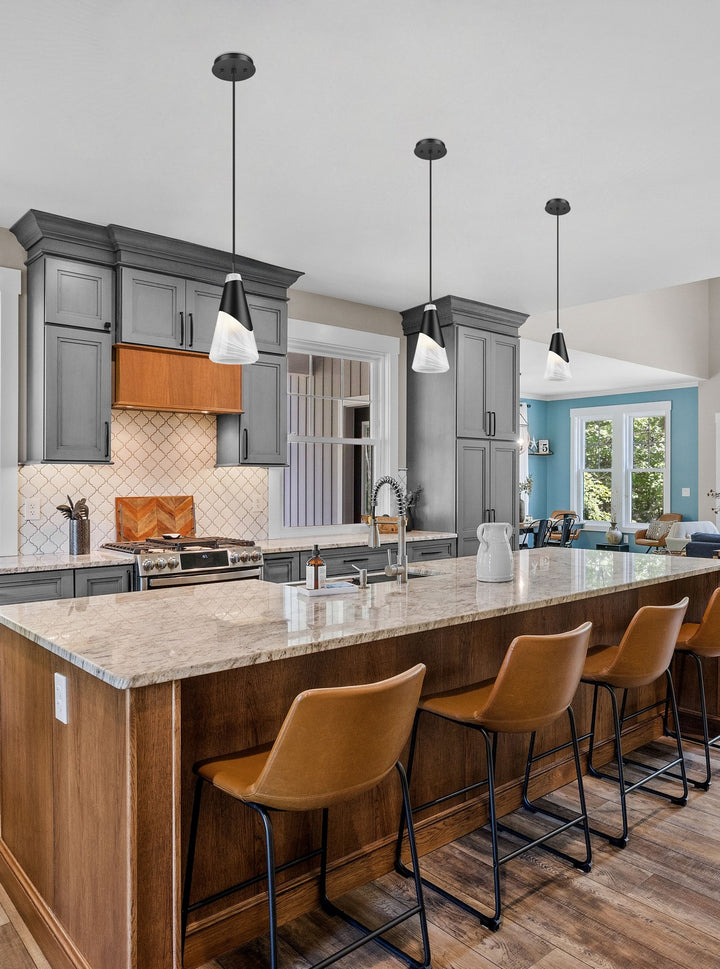 Z-Lite Canada - 828P6-MB - One Light Pendant - Aimie - Matte Black