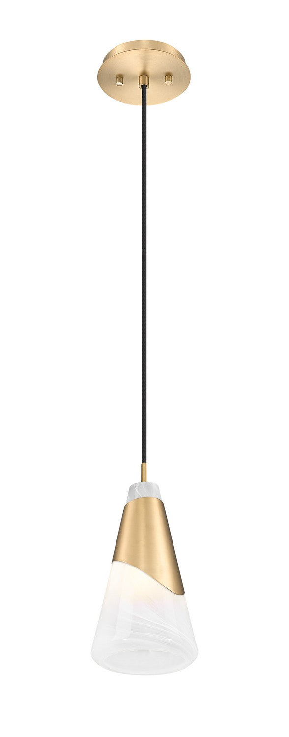 Z-Lite Canada - 828P6-MGLD - One Light Pendant - Aimie - Modern Gold