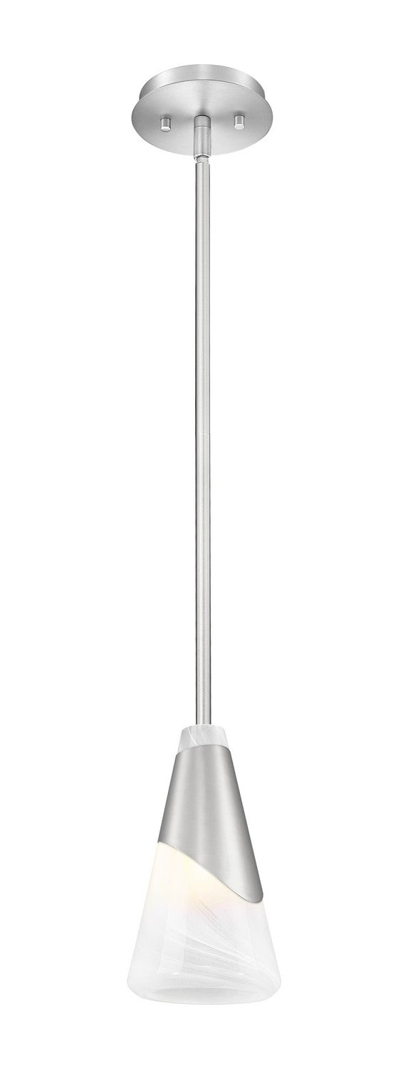 Z-Lite Canada - 828P6-ROD-BN - One Light Pendant - Aimie - Brushed Nickel