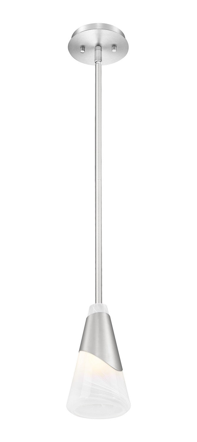 Z-Lite Canada - 828P6-ROD-BN - One Light Pendant - Aimie - Brushed Nickel