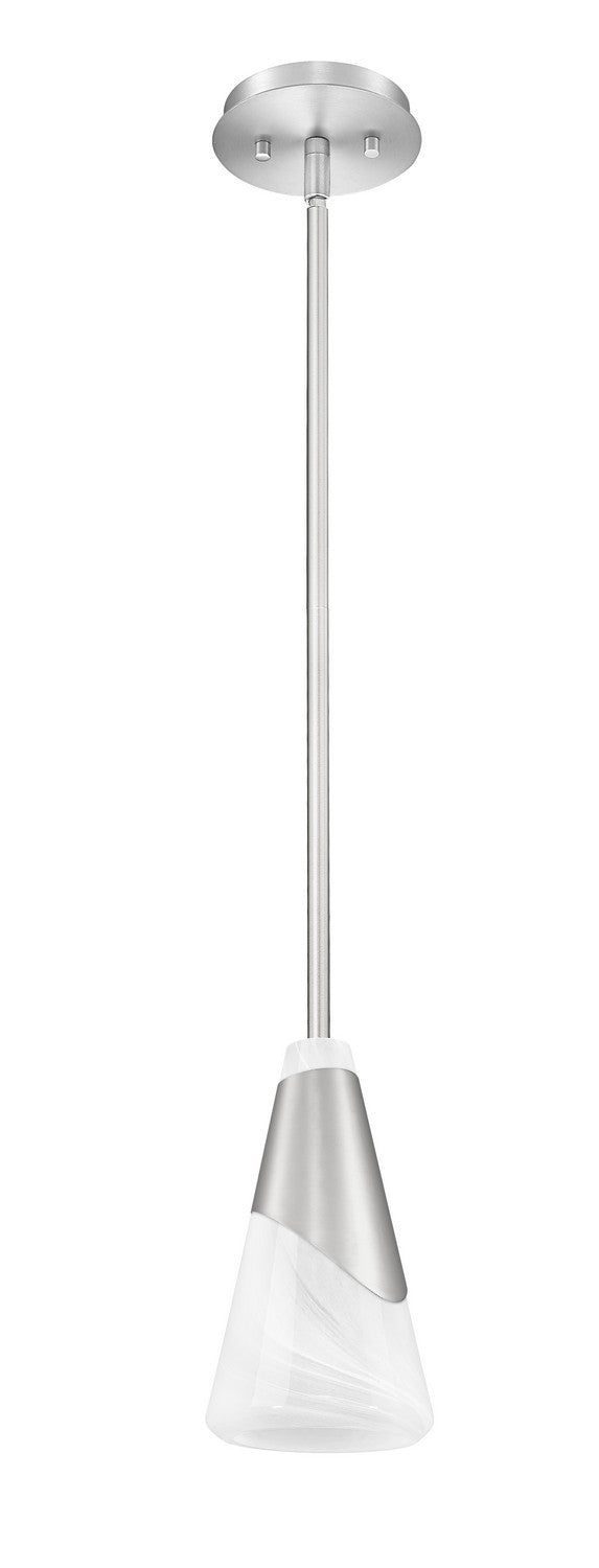 Z-Lite Canada - 828P6-ROD-BN - One Light Pendant - Aimie - Brushed Nickel