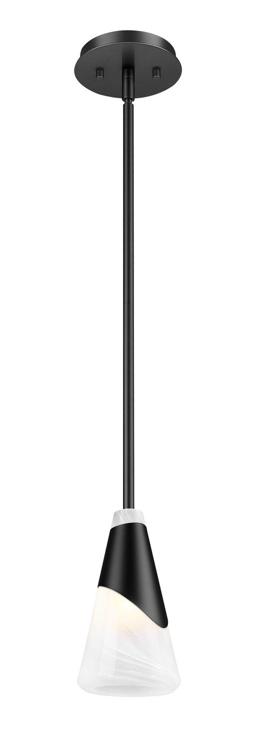 Z-Lite Canada - 828P6-ROD-MB - One Light Pendant - Aimie - Matte Black