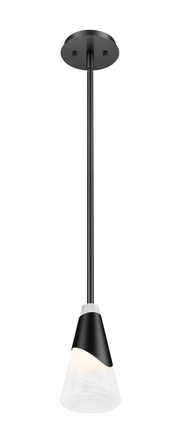 Z-Lite Canada - 828P6-ROD-MB - One Light Pendant - Aimie - Matte Black